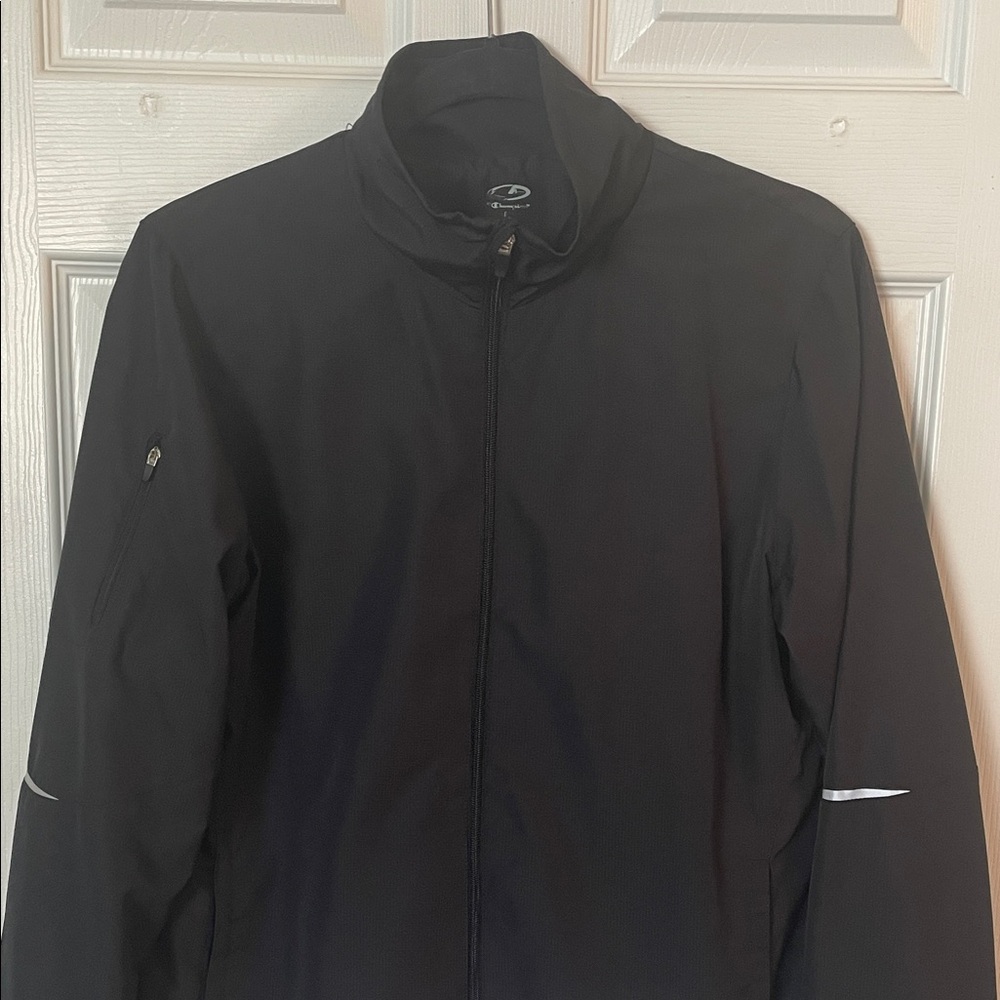 Champion Women's Black Windbreaker Jacket